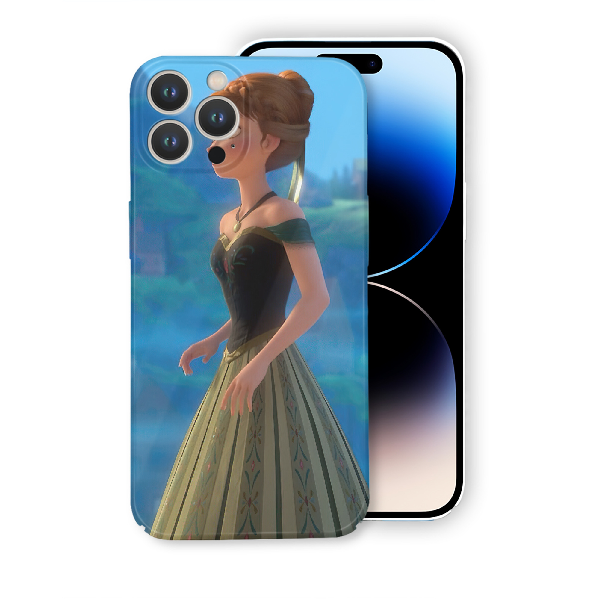 （画像用） アナと雪の女王 アンナ エルサ Frozen Anna Elsa 【iPhone 14シリーズ対応】ハードケース